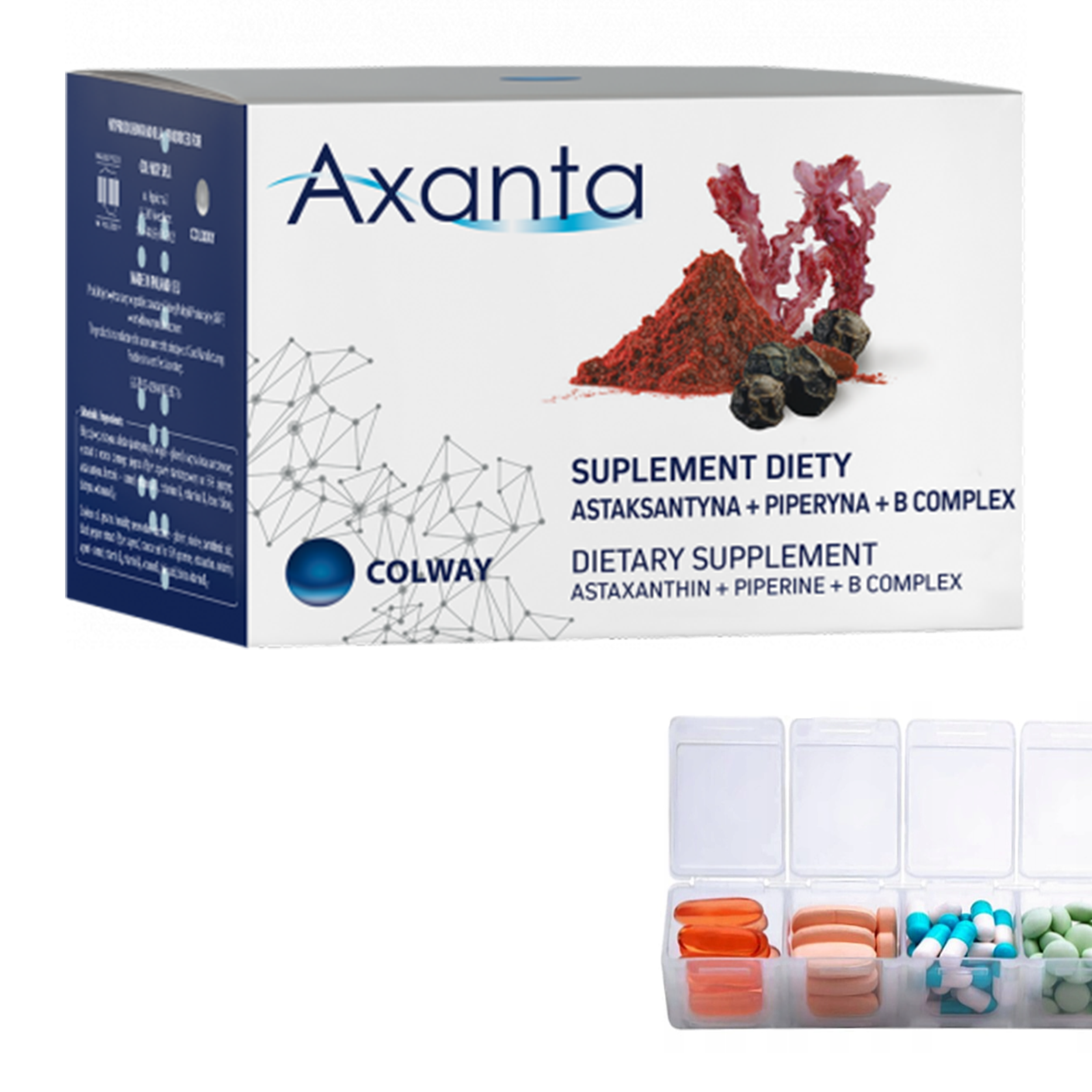 Astaksantyna Axanta 60 kapsułek. Colway