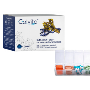 Suplement młodość Colvita 60 kapsułek + pudełko