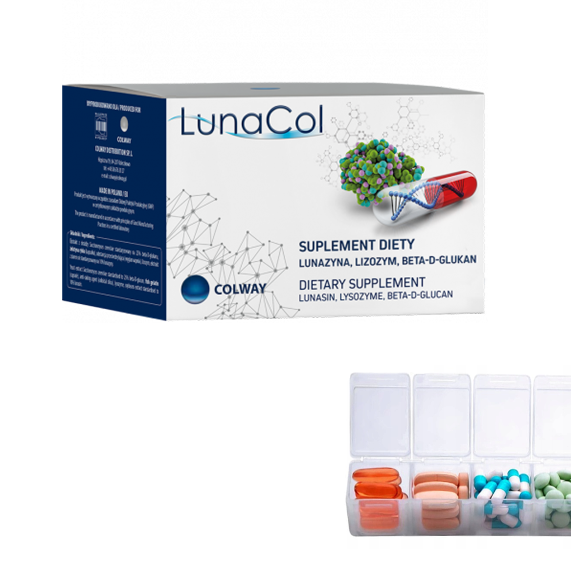 Suplement diety z lunazyną LunaCol 60 kapsułek